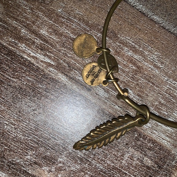 Alex and Ani feather bracelet - Picture 2 of 2